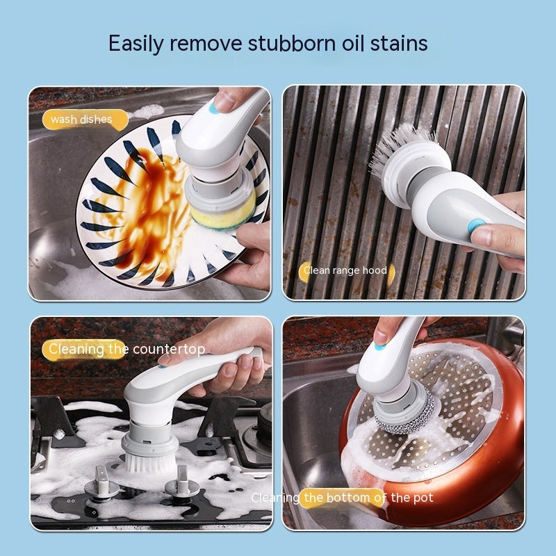 4-in-1 Electric Cleaning Handheld Brush